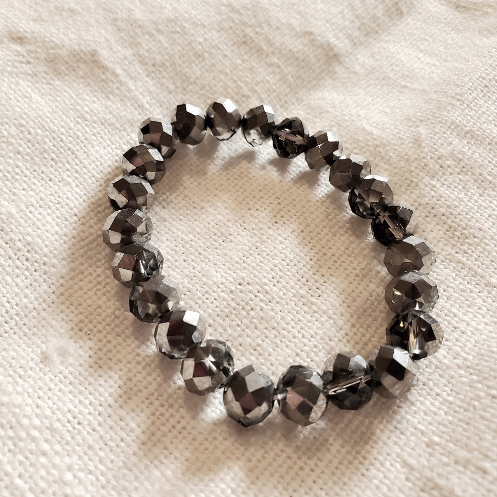 Grey Crystal Bracelet